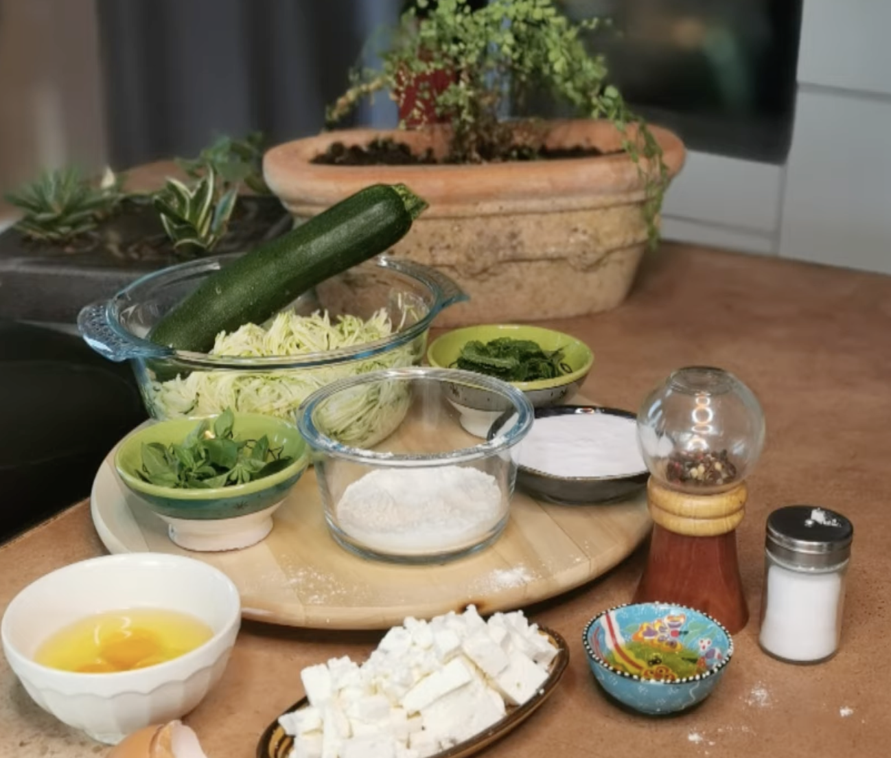 Lire la suite à propos de l’article Recette du flan aux courgettes à la feta et au lait de coco